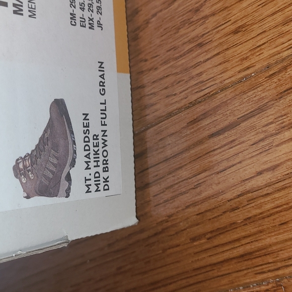 New Timberland Mt.Maddsen Mid-Hiker dark brown full grain sizes 11.5 and 13 - Picture 9 of 9